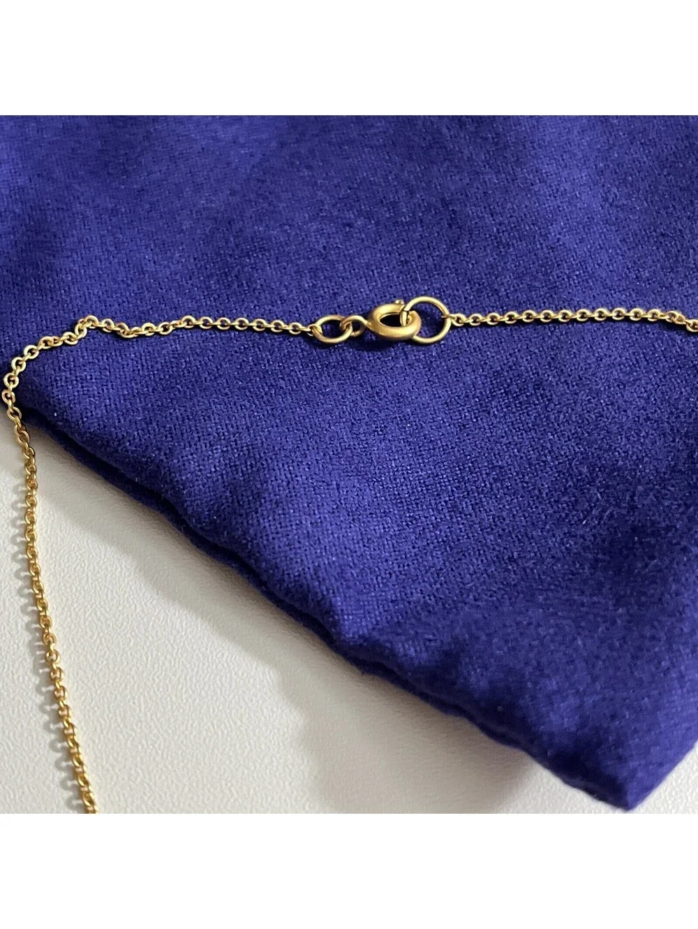 Tory Burch Roxanne heart logo charm pendant necklace